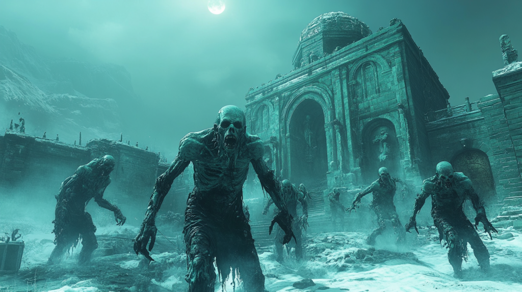 How to craft the Ice Staff in Black Ops 6 Zombies on The Tomb